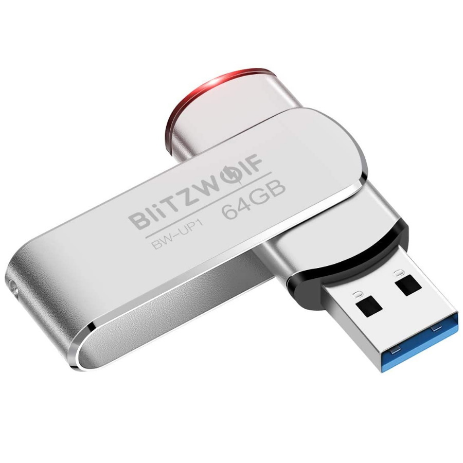 BlitzWolf USB-флеш-накопитель BW-UP1 64 ГБ, серебристый #1