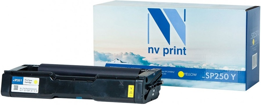 Картридж NV Print SP250Y жёлтый для принтеров Ricoh Aficio SPC250DN/ SPC260/ SPC261, 1600 страниц  #1