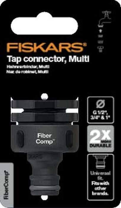 Штуцер для крана Fiskars FiberComp Multi, 1027056, черный #1