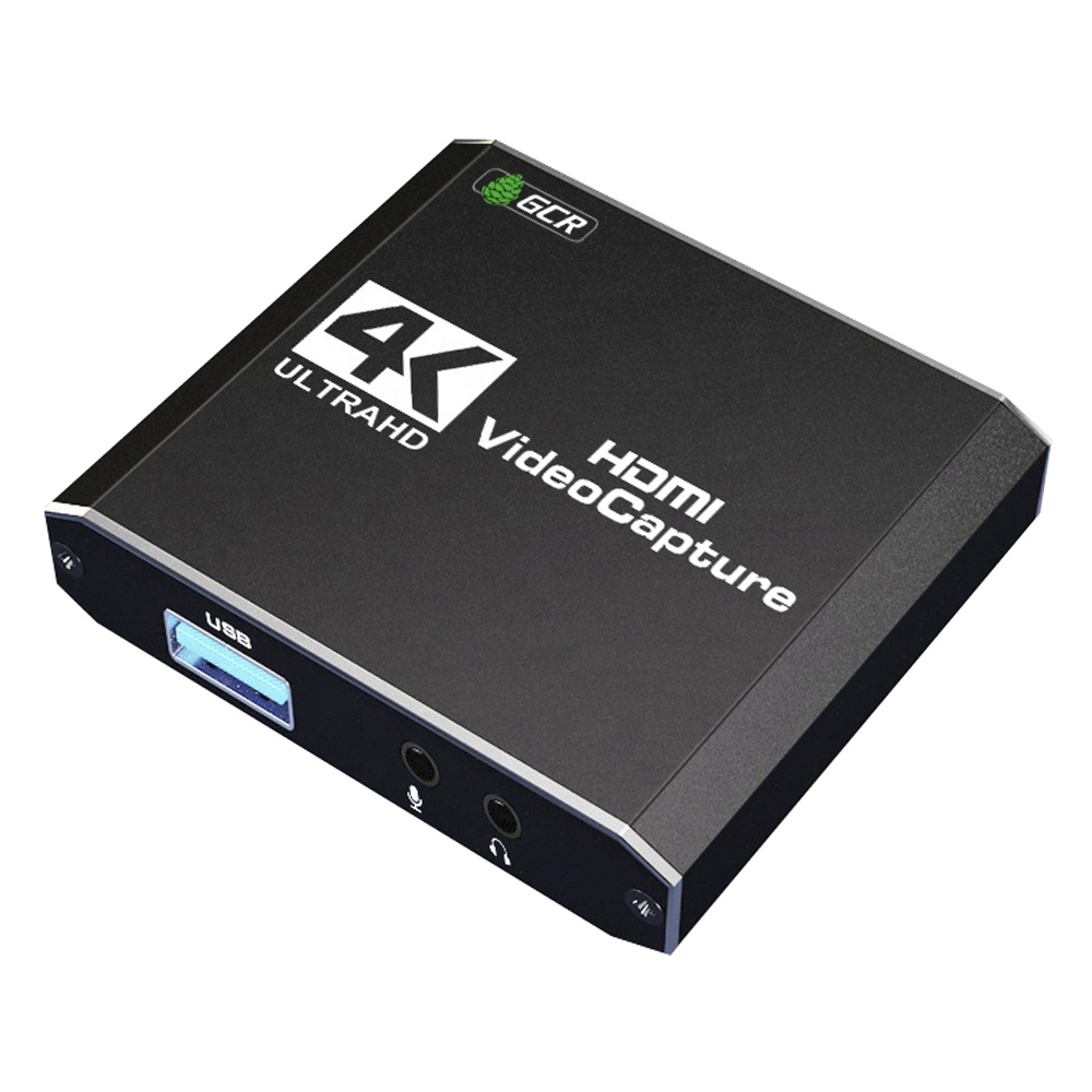 Адаптер видео аудио захвата HDMI 2.0 USB 3.0 2 jack 3.5 GCR для Apple TV  IMac PS4 PS3 Xbox One 4K 60Hz передача видео в реальном времени - купить с  доставкой по