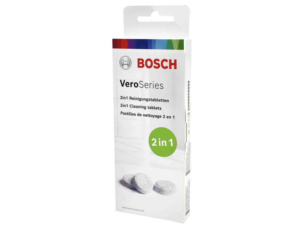Таблетки для очистки от эфирных масел для кофемашин Bosch VeroSeries (10шт/упаковка) TCZ8001A, 312096, #1