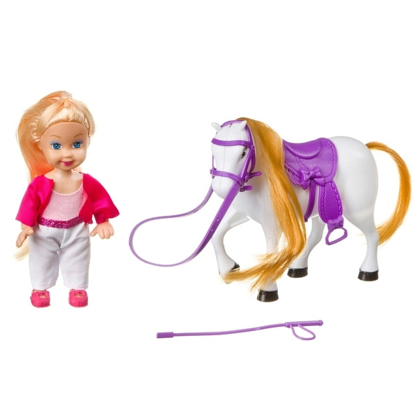 Набор игровой Bondibon куколка OLY-жокей с лошадкой (ВВ3995) #1