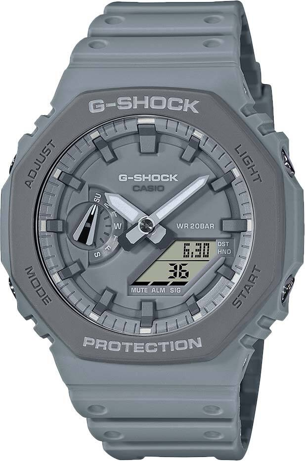 Японские наручные часы Casio G-Shock GA-2110ET-8A мужские кварцевые спортивные часы Касио Джи шок с подсветкой, #1