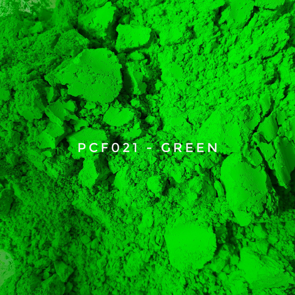 Пигмент флуоресцентный PCF021 - Green, Фасовка По 25 г #1
