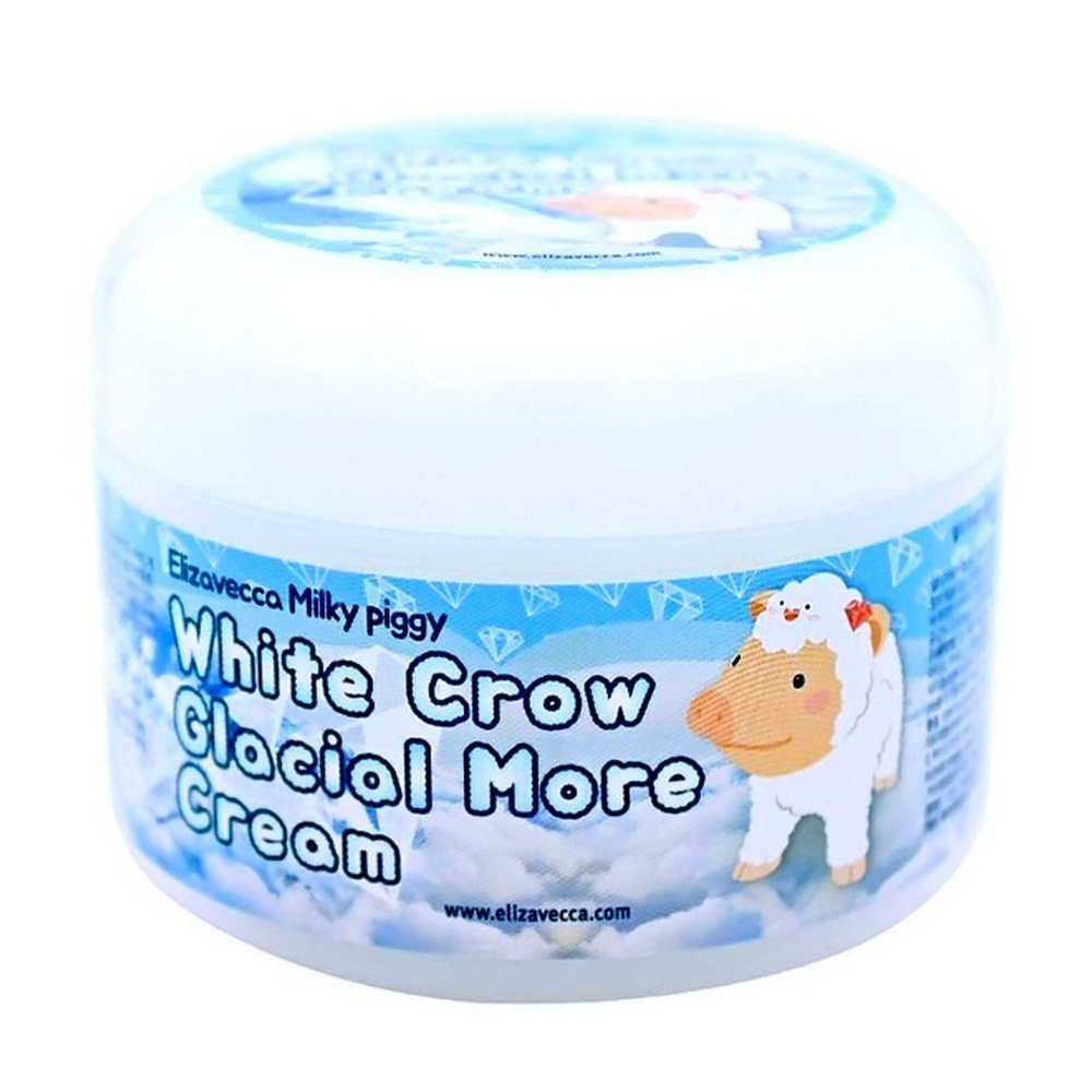 Elizavecca Осветляющий крем для лица White Crow Glacial More Cream, 100 мл #1