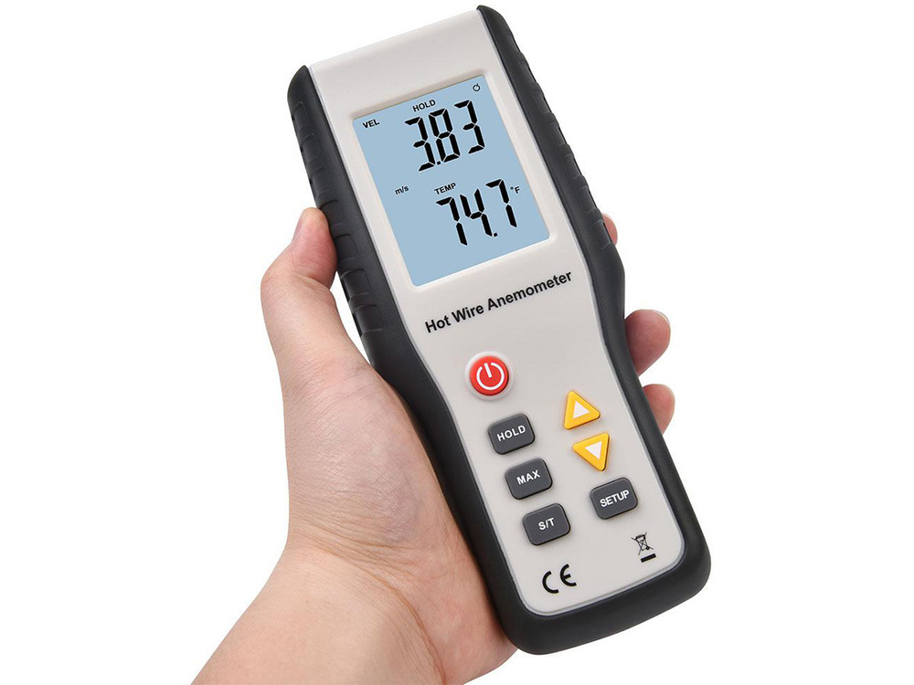 HT-9829 - для измерения скорости движения воздуха используют прибор, прибор для измерения скорости  #1