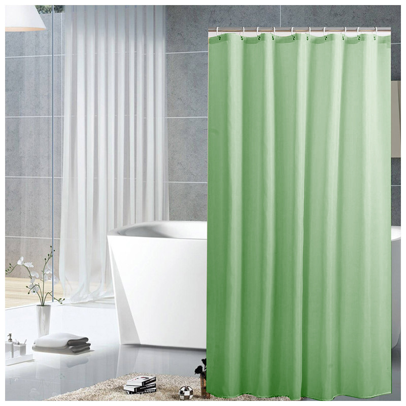 Штора для ванной 180х180 см зеленая (005748) #1