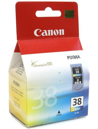 Картридж Canon CL-38 (2146B005), для принтера МФУ оригинальный принт туба тонер кенон toner струйный, #1