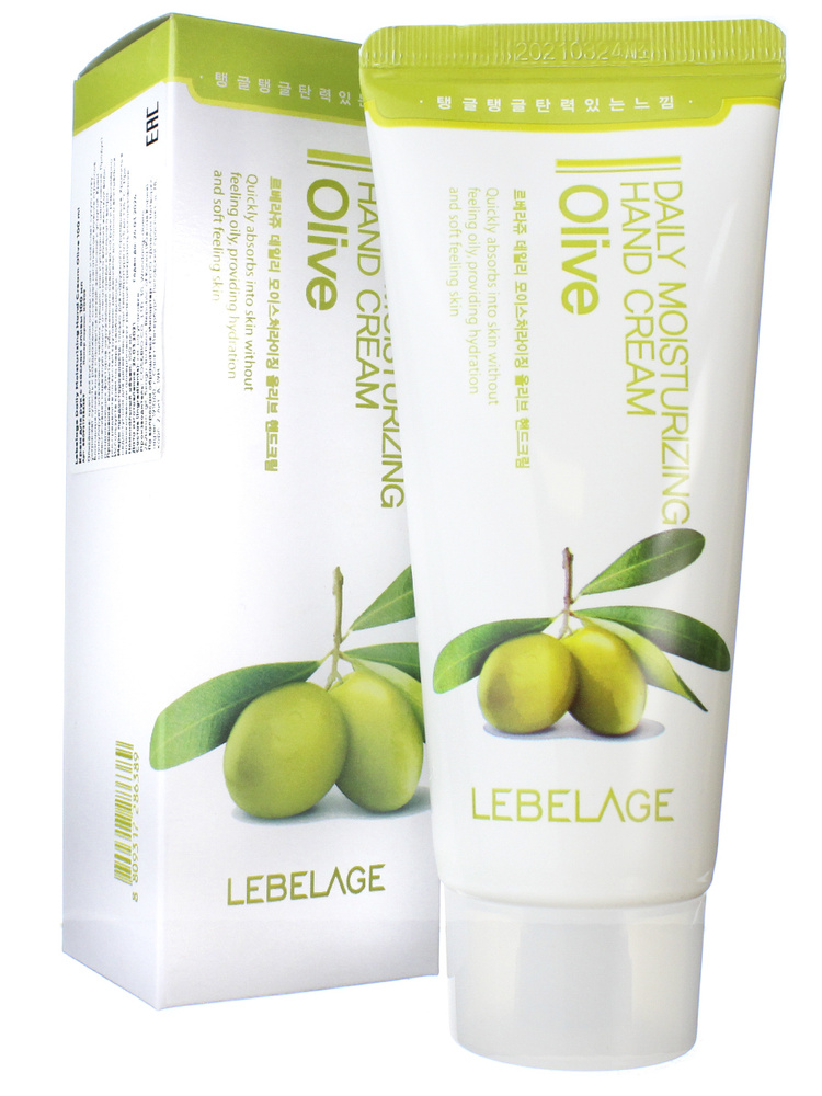 LEBELAGE Крем для рук с Маслом Оливы Смягчающий Daily Moisturizing Hand Cream Olive, 100 мл  #1