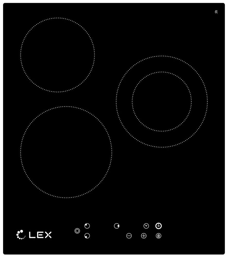 LEX Электрическая варочная панель EVH 431, черный #1