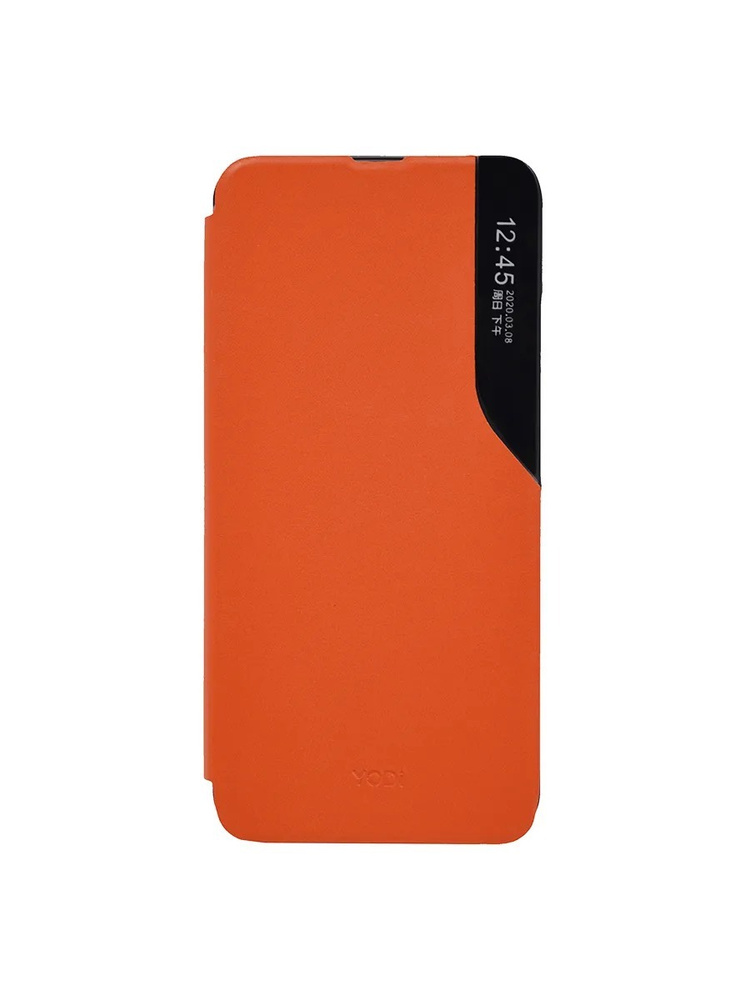 Чехол - книжка Clear View Standing Cover для Samsung М11 2020 (SM-M115F) Orange #1