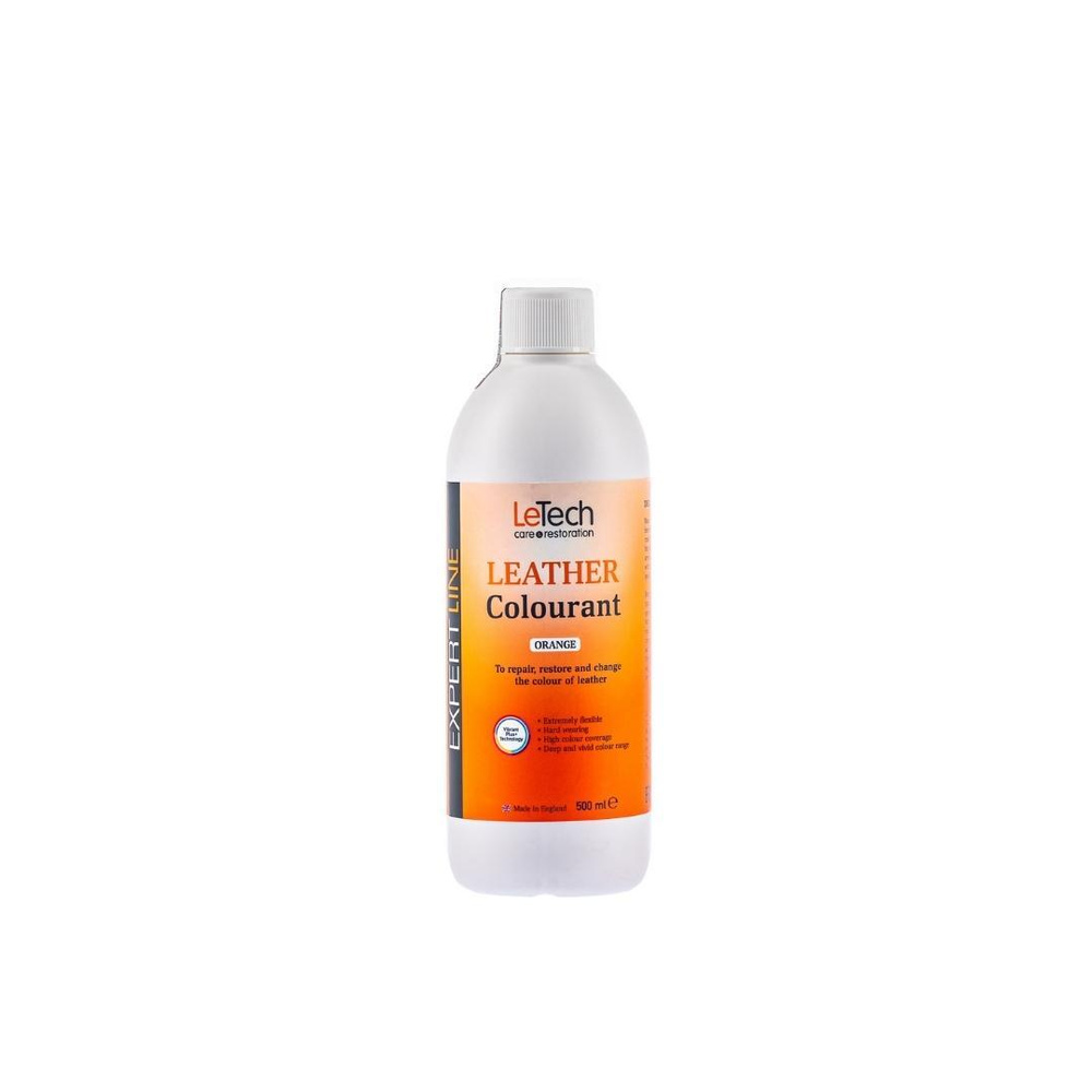 Краска для кожи, оранжевый, LeTech (Leather Colourant)  Orange 500 ml #1