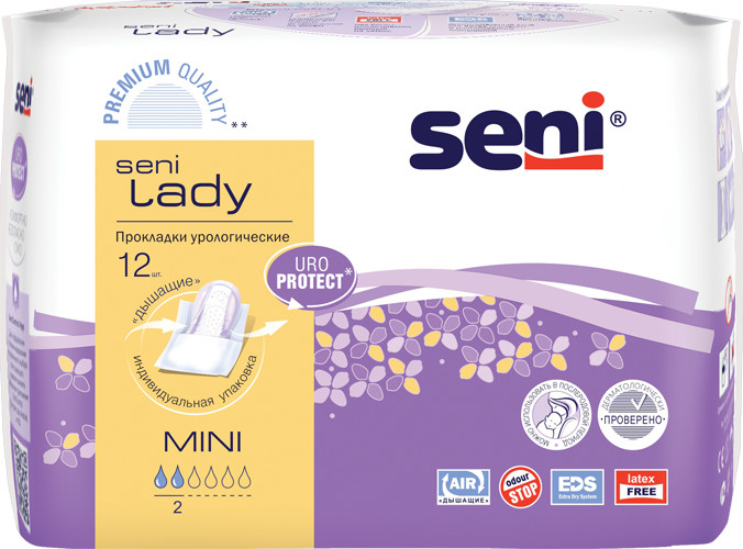 Прокладки урологические Seni Lady Mini, 12шт #1