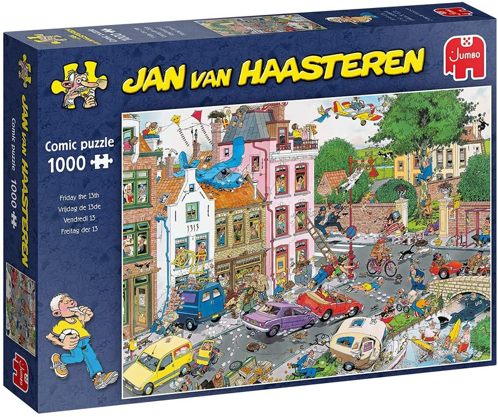 Пазл Jumbo 1000 деталей, элементов: Пятница 13-е (Jan Van Haasteren) #1
