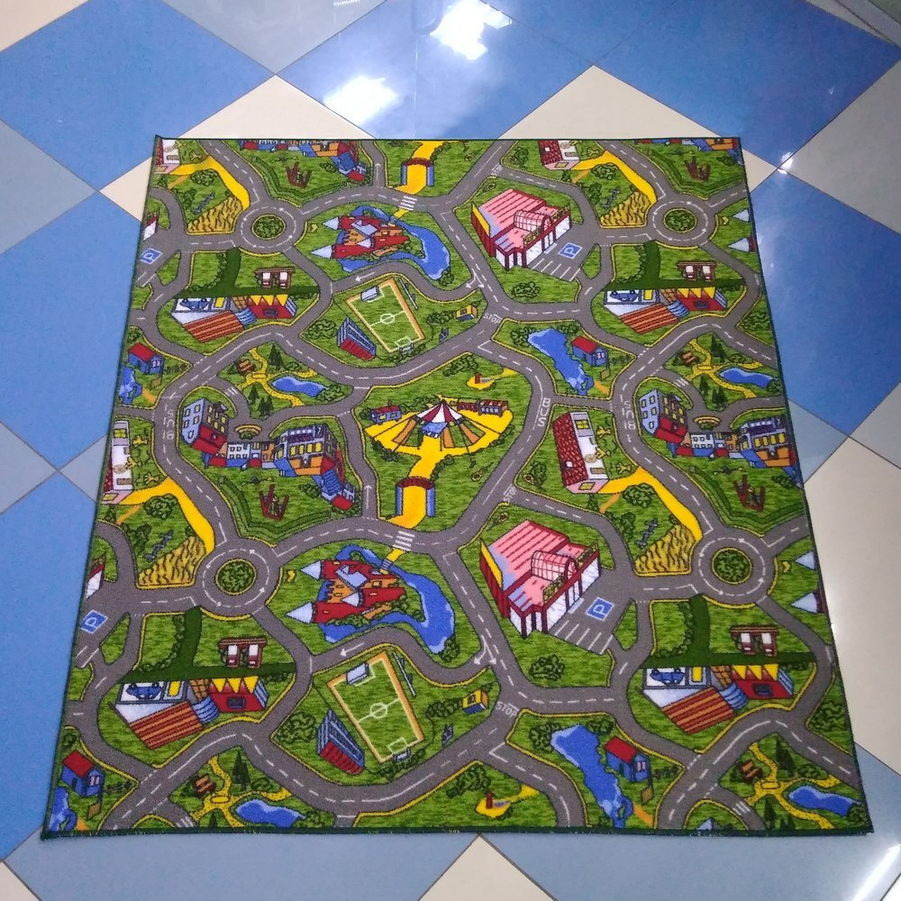 Витебские ковры Коврик для детской, Искусственный войлок, Полиамид, разноцветный, 1.5 x 1.9 м  #1