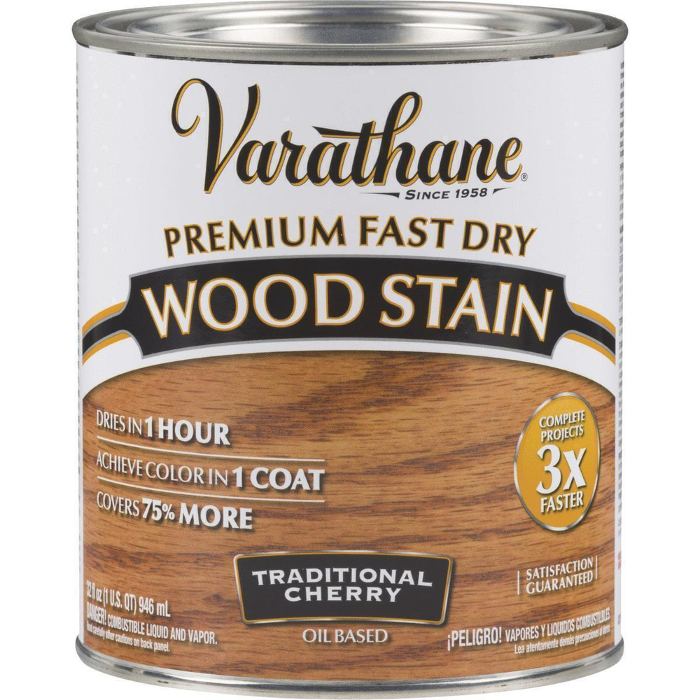 Морилка - Масло Для Дерева Varathane Premium Fast Dry Wood Stain традиционная вишня 0,236л  #1