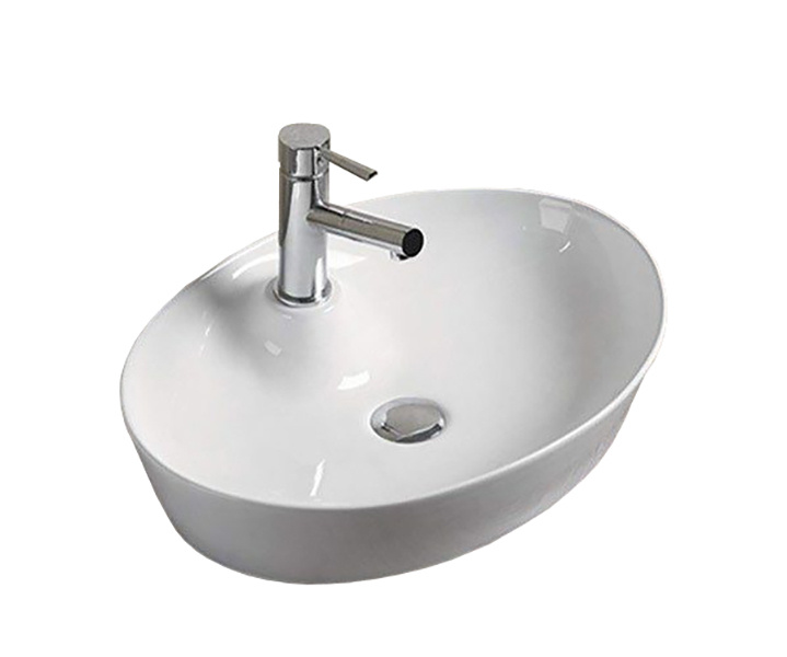 GID N9436 Керамическая накладная раковина для ванной #1