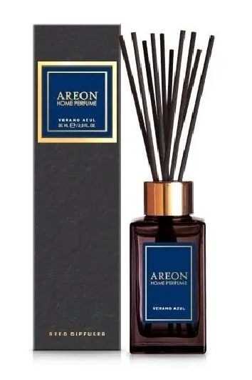 Ароматизатор AREON флакон с палочками 85мл HOME PERFUME STICKS VERANO AZUL 85ML PSLR01  #1