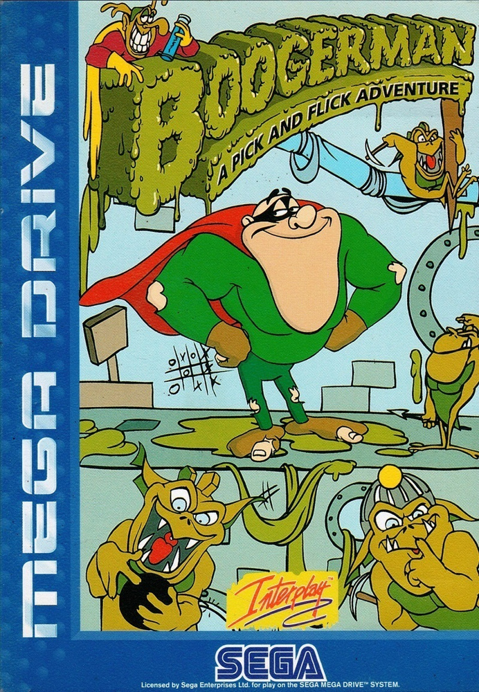 Картридж Игра Sega Boogerman (Бугермен) #1