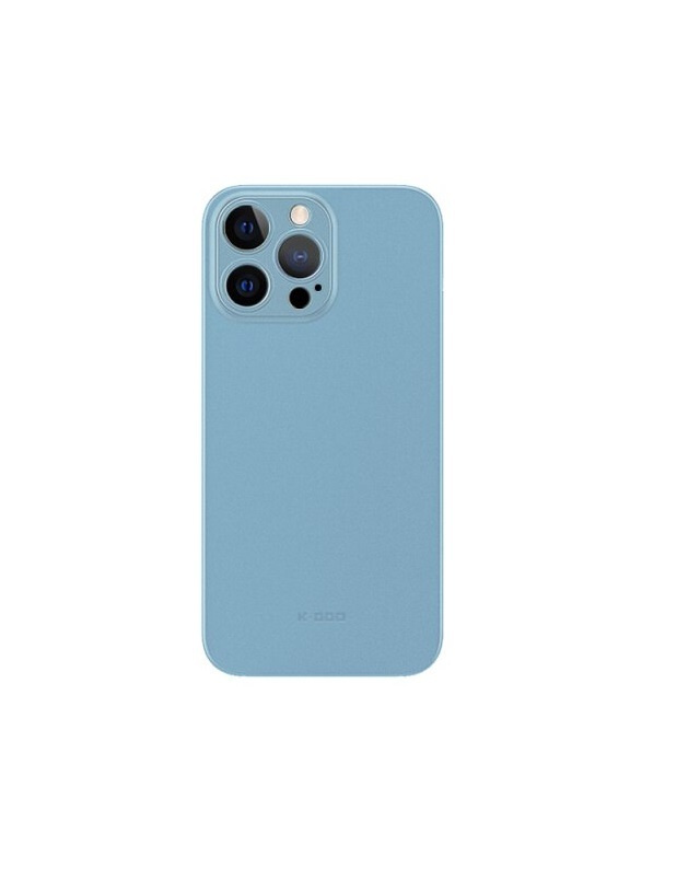 Ультратонкий чехол K-DOO Air Skin для Apple iPhone 13 Pro Max / Айфон 13 Про Макс (6.7), голубой матовый #1
