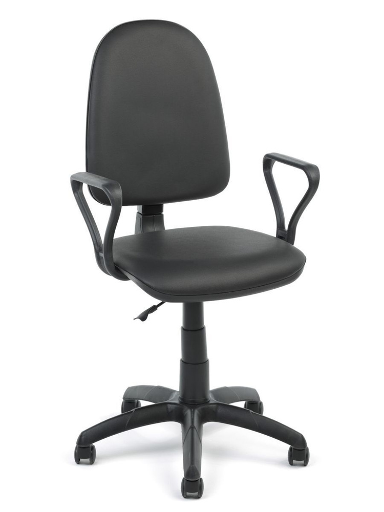 Мирэй Групп Офисное кресло, Искусственная кожа, черный #1