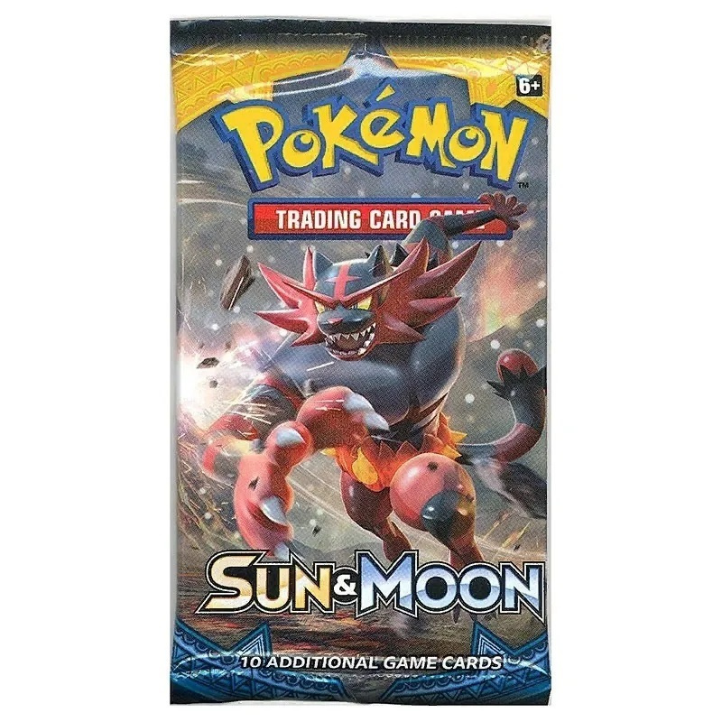 Коллекционные карточки "Pokemon". 1 Бустер издания Sun&Moon Коллекционные карты покемон  #1