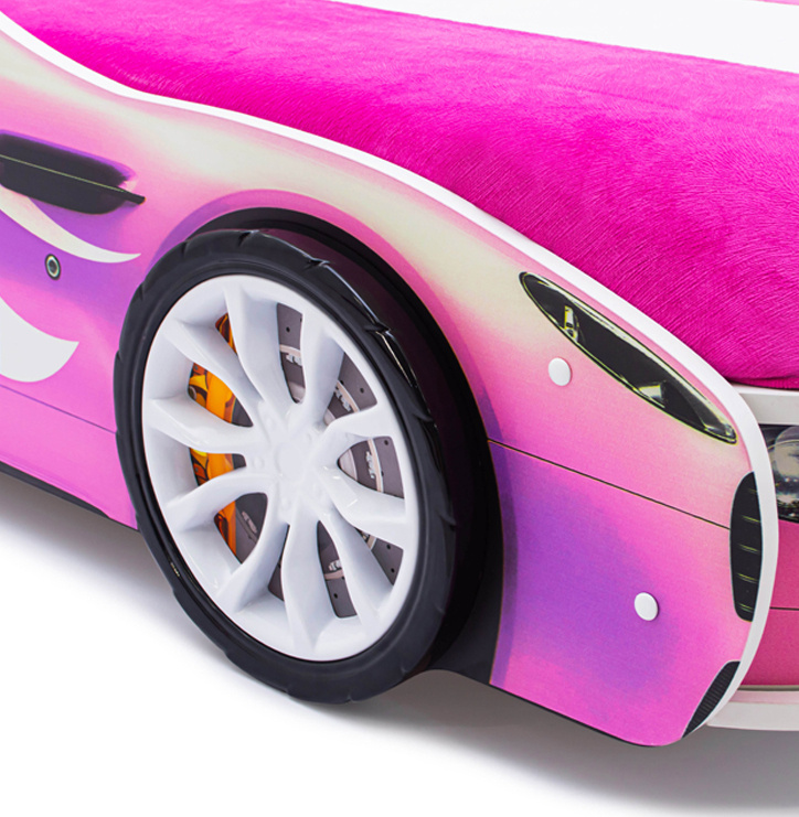 Пластиковые колеса для кровати-машины Бельмарко Speedy белые  #1