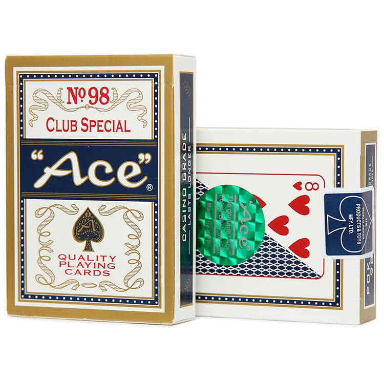 Карты для покера Ace Premium Club Special № 98 синяя рубашка #1