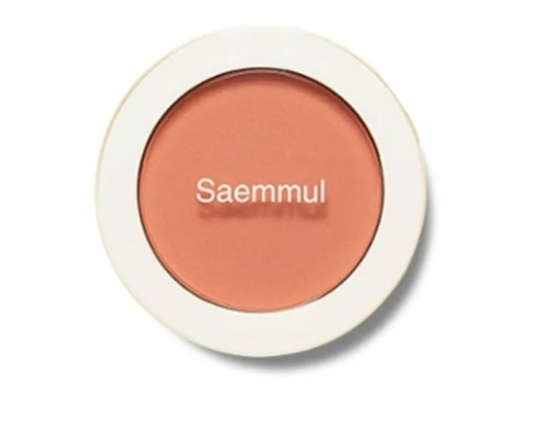 The Saem, Румяна для лица компактные Saemmul Single Blusher OR04 Pumpkin Latte  #1