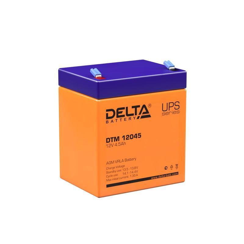 Аккумулятор 12В 4.5А.ч. Delta DTМ 12045 #1