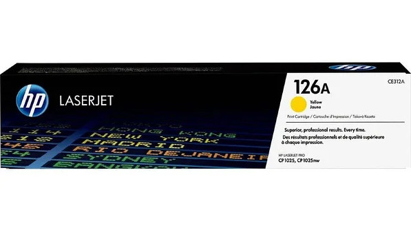 Картридж лазерный HP CE312A (126A) желтый, 1000 стр. для HP CLJ CP1025 #1