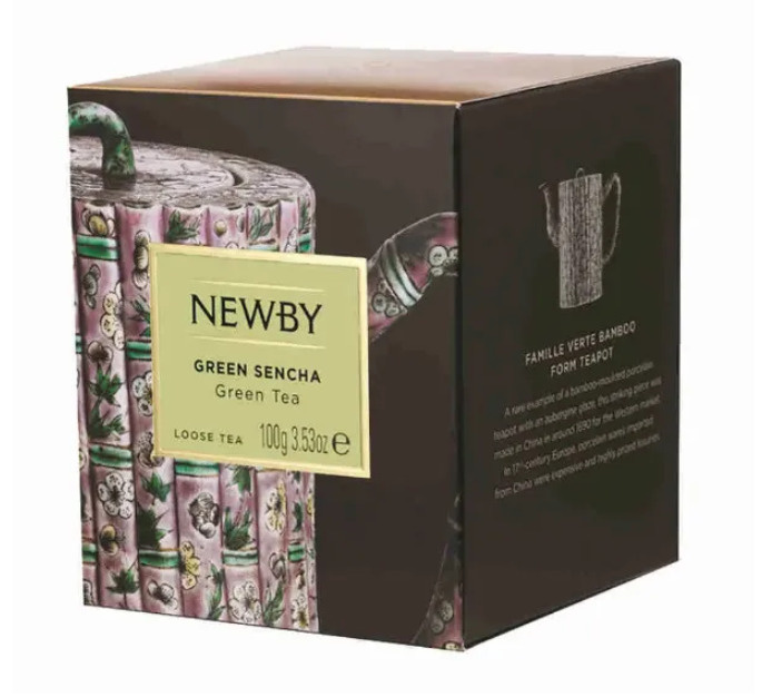 Чай зеленый NEWBY Green Sencha байховый, листовой, 100 г, 2 упаковки  #1