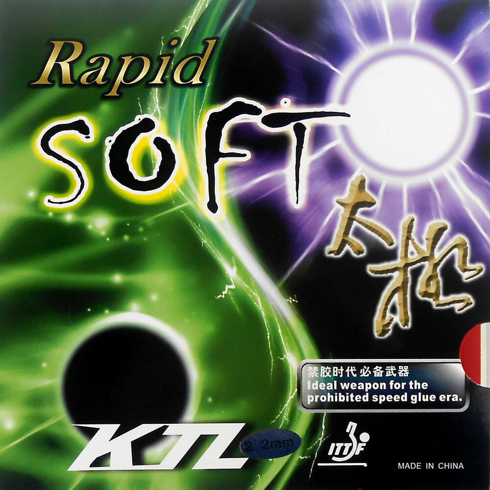 Накладка для настольного тенниса KTL (LKT) Rapid Soft, Black, 2.2 #1