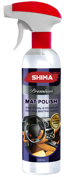 SHIMA PREMIUM MAT POLISH Шима Полироль пластика с матовым эффектом, 500 мл  #1