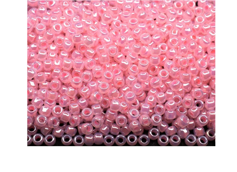 Бисер TOHO круглый 11/0, светло-розовый/перламутровый № 0145, 2,2мм, 5г.  #1