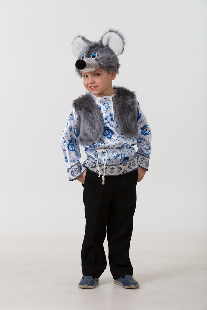 Карнавальный костюм для мальчиков "Мышонок Филипка" р-р.116  #1