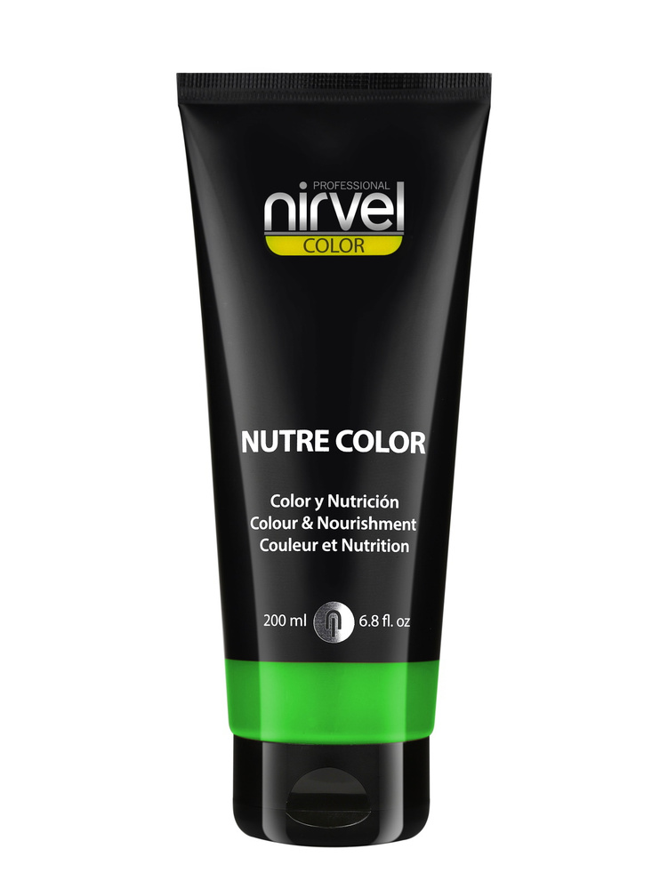 NIRVEL PROFESSIONAL Гель-маска NUTRE COLOR для тонирования волос зеленая 200 мл  #1