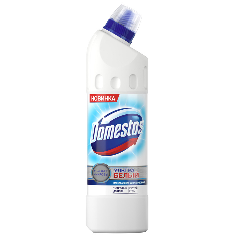 Средство для туалета Domestos "Ультра белый", гель, 500мл #1