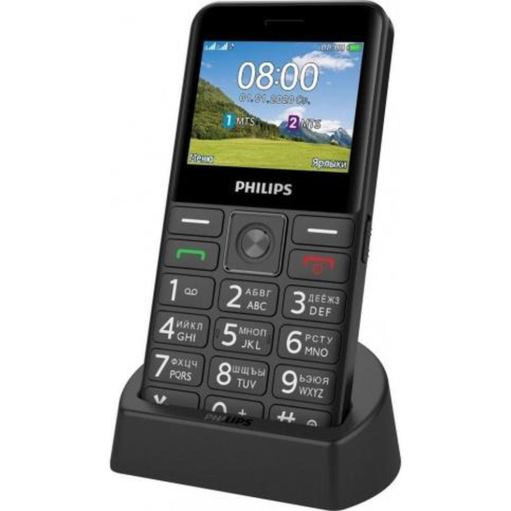 Мобильный телефон Philips Xenium E207 Black #1