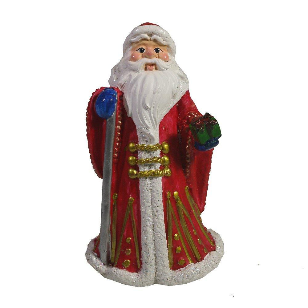 Фигура Дед Мороз в красной шубе, 7.5х6х12 см #1