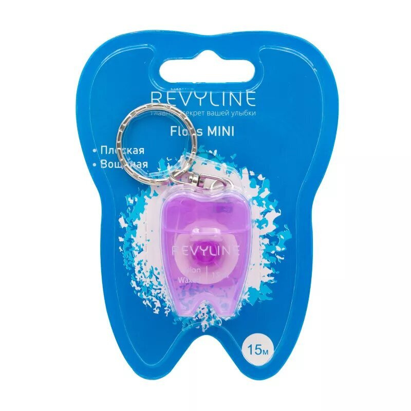 Вощеная зубная нить Revyline floss mini, 15 м #1