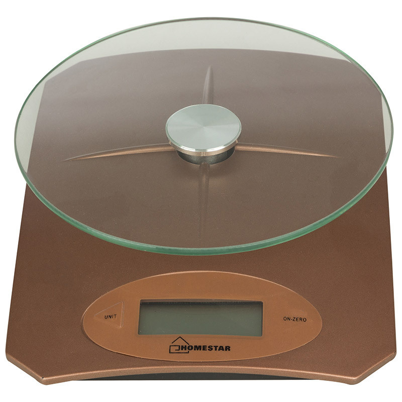 HomeStar Электронные кухонные весы HS-3002 002663, коричневый #1