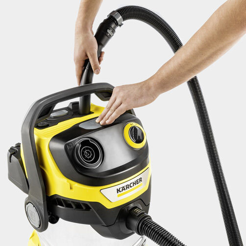 Строительный пылесос Karcher WD 5 S V-25/5/22 1100Вт (уборка: сухая/сбор воды) желтый  #1