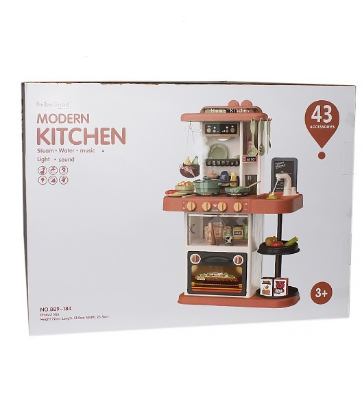 Игровой набор Кухня 889-184 вода, свет, звук, пар 43 предмета - купить ...
