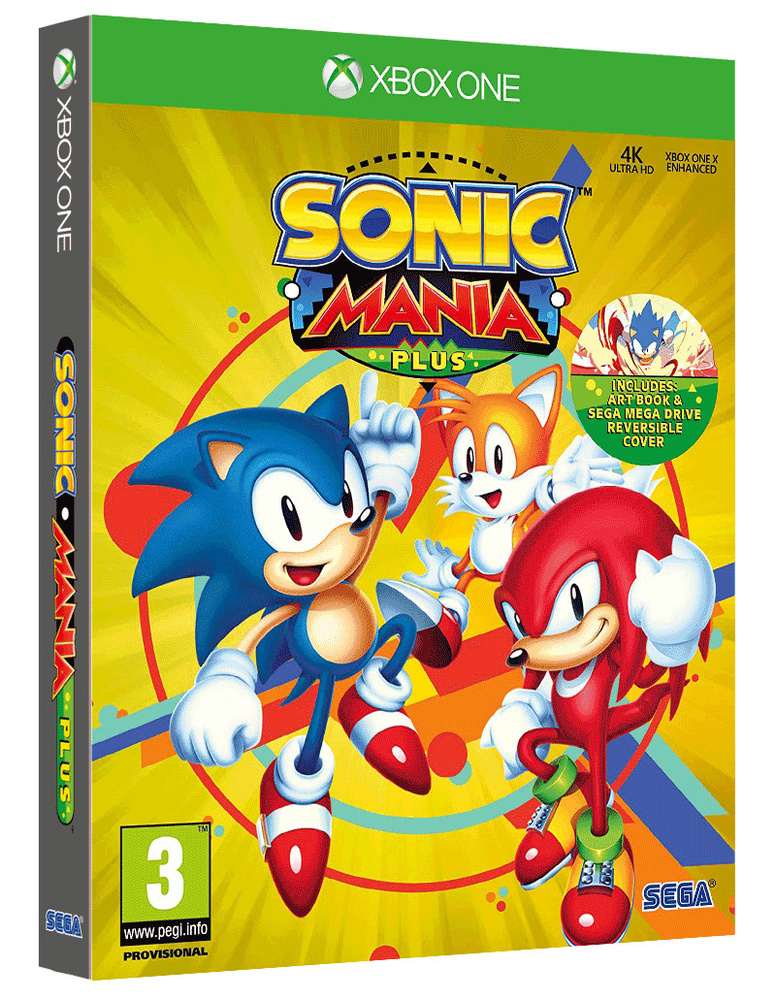 Игра Sonic Mania Plus (+ Артбук) (Xbox Series, Xbox One, Английская версия)  #1