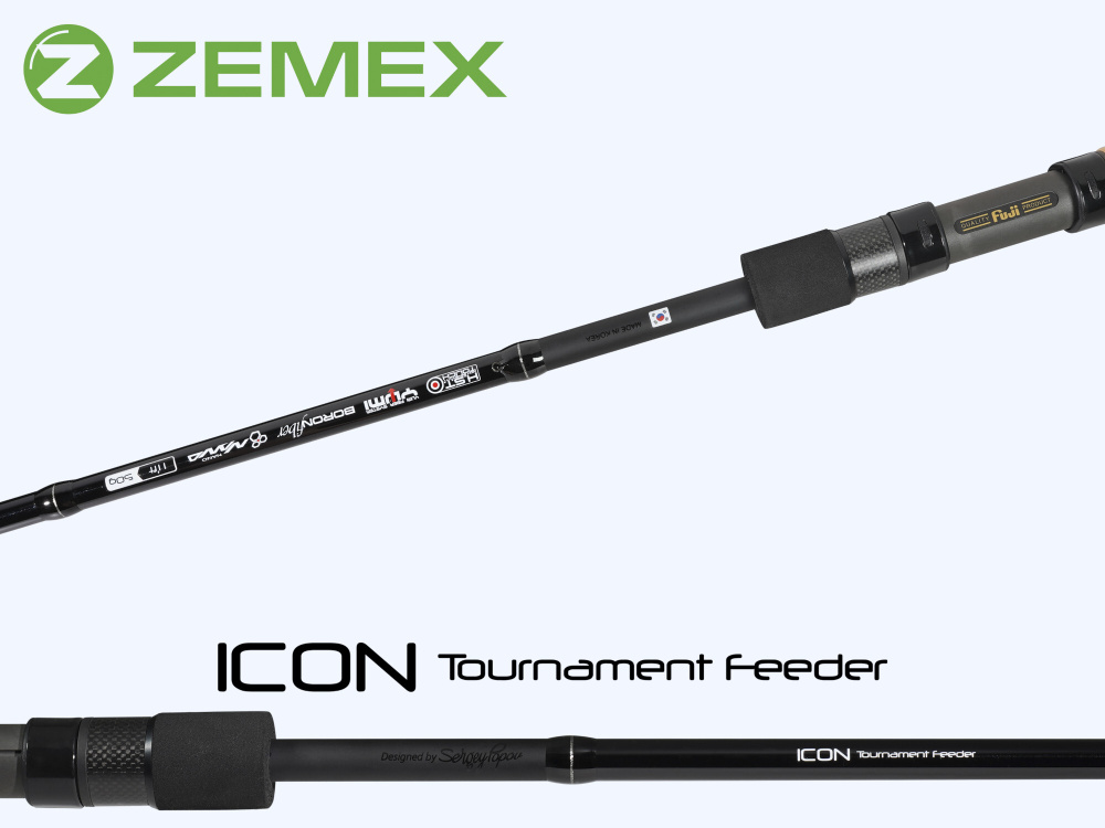 Удилище фидерное ZEMEX ICON Tournament Feeder 13.2 ft - 100 g #1