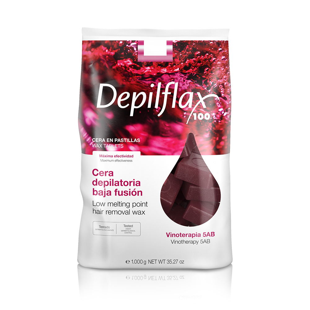 Depilflax Воск для депиляции горячий в брикетах Вино 1 кг #1