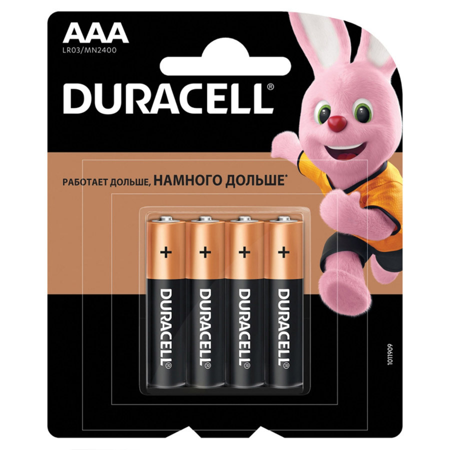 Батарейка (4шт) DURACELL LR03 AAA 1.5В #1