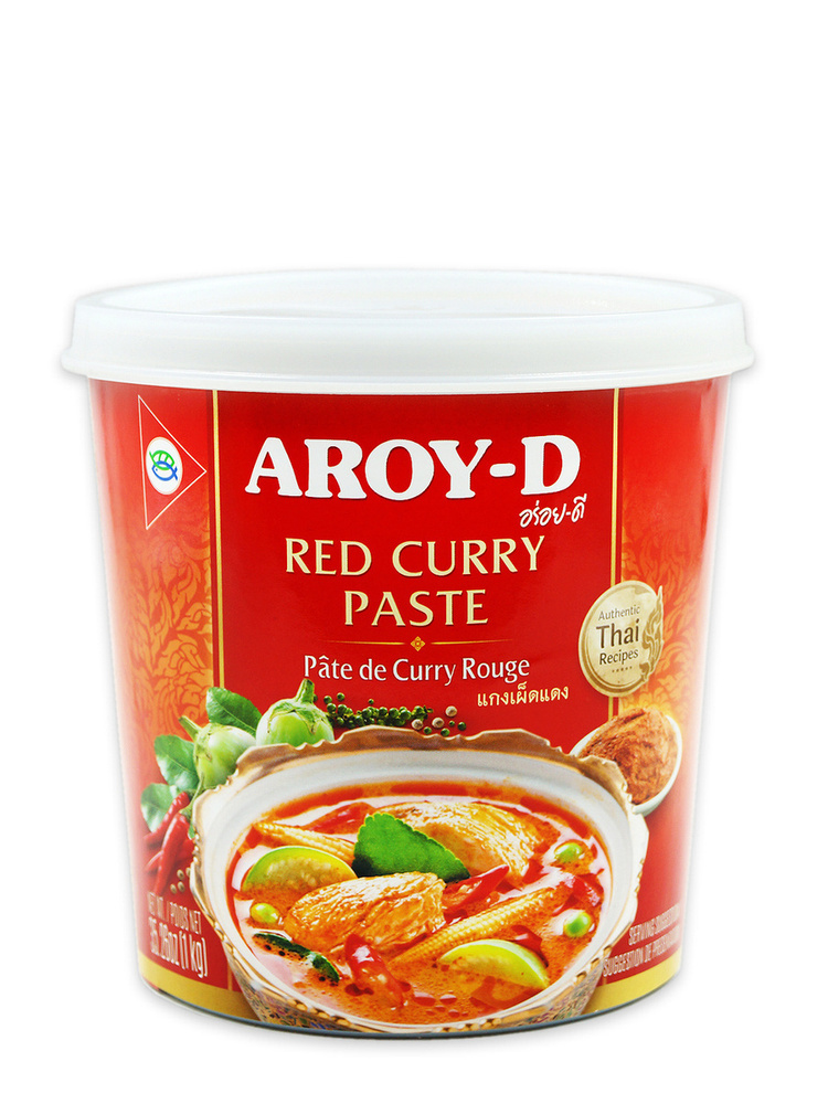 Паста Карри Aroy-D Red Curry Paste красная, 1 кг #1