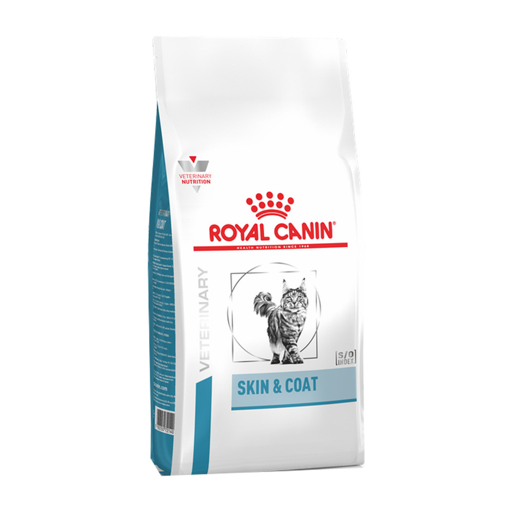 Royal Canin Skin & Coat Сухой корм для кастрированных котов и кошек с чувствительной кожей 1-7 лет, 1.5кг #1